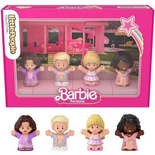 Little People Collector Barbie: The Movie Special Edition Set in Display Gift Package til voksne & fans 4 figurer