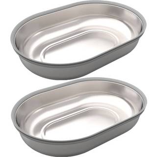 SureFeed Ekstra Madskål 2-pak Rustfrit Stål - Udelt