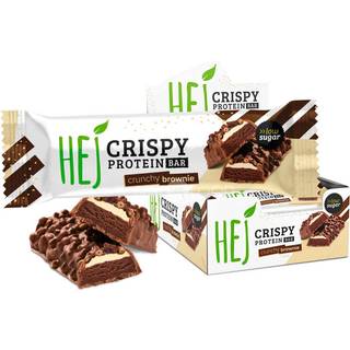 HEJ NATURAL HEJ CRISPY BAR (12X45G) CRUNCHY BROWNIE