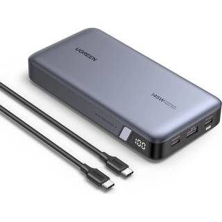 UGREEN 145W Powerbank til Laptop 25 000 mAh - Space Grey