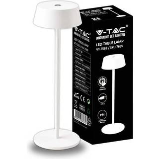 LED bordlampe 2W - 3000K, hvid, IP54 - Dæmpbar : Dæmper indbygget, Kulør : Varm