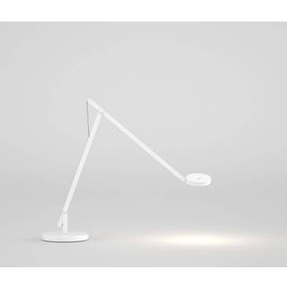 String T1 Bordlampe Mat Hvid/Sølv DTW - Rotaliana