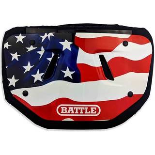Battle Sports Novelty Fodboldbagplade - Hard Shell Lower Back Protector med kontureret skum til beskyttelse med stor indflydelse - voksen amerika