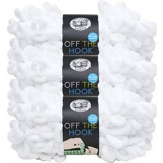 Lion Brand garn fra krogen garn voluminøs no-needle håndværk garn til hækling af håndstrikende garn 3-pakke sukkerrør