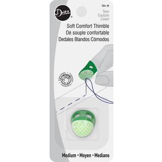 Dritz 204-m blød komfort fingerbøl størrelse medium grøn