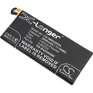Batteri til Batteri for Samsung Galaxy A5 2017, 3000mAh, 3.85V