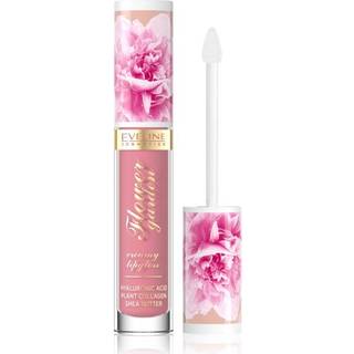 Eveline Cosmetics Flower Garden Cremet læbeglans med hyaluronsyre Skygge 01 Delicate Rose 4.5 ml - 4,5 ml
