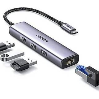 UGREEN USB-C Hub til 3x USB-A Hub & RJ45 Ethernet Adapter