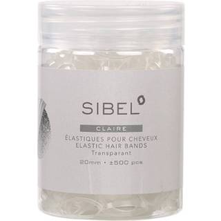 Sibel - Transparent Hair Elastics 20 mm - 500 pcs
