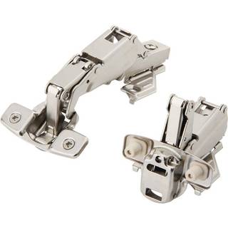 Silverline Lazy Susan Corner H?ngsel Clip p? 165 Angle Cabinet Hardware med ansigtsramme Baseplade 1 Par