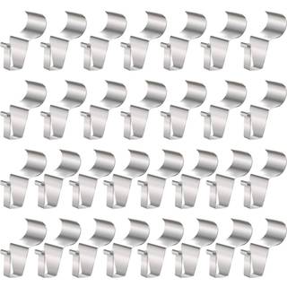 Muakioy No Hole Vinyl Siding Hooks 30 Pack Heavy Duty Vinyl Siding Clips Hænger ingen bor nødvendigt vandret gap vinyl sidespor vægmonteret rustf