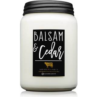 Milkhouse Candle Co. Farmhouse Balsam & Cedar duftlys Konserveskrukke 737 g - 737 g