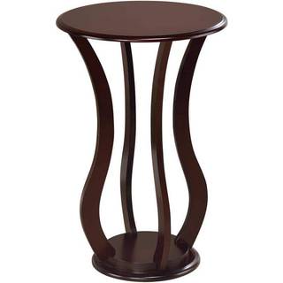 Round Plant Stand Table Cherry
