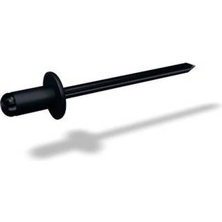 Prefa nitte alu 4,1x10mm sort 1000stk