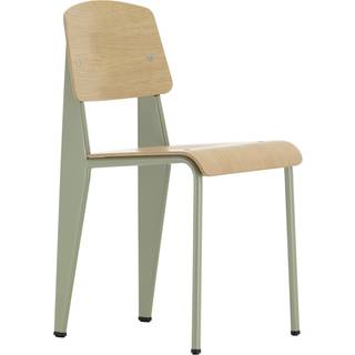 Vitra Standard Spisebordsstol Prouvé Gris Vermeer/Egetræ