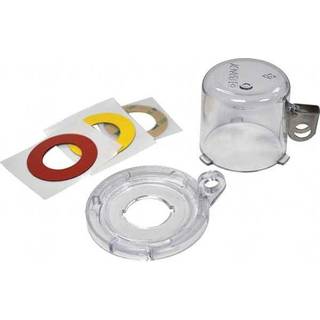 Trykknap Lockout-enhed (22 mm), Klar, med standard Cover
