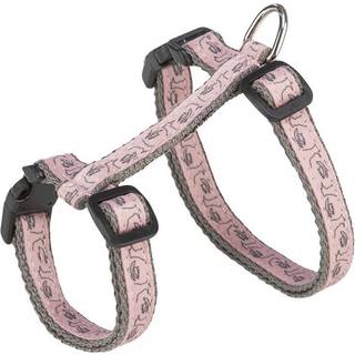 Kattesele & snor Trixie 27-45 cm/13 mm 1,20 m Grå/pink