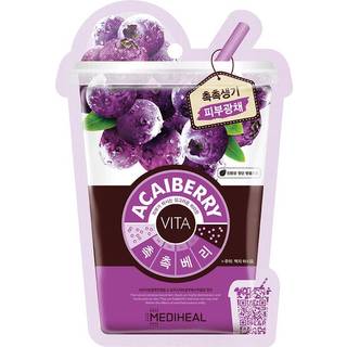 MEDIHEAL Vita Mask Acaiberry Sheetmaske med opstrammende effekt 20 ml - 20 ml