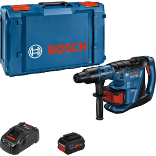 Batteridrevet borehammer Bosch GBH 18V-40 C Professional; 9,0 J; SDS-max; 18 V; 2x8,0 Ah batt.
