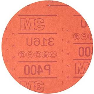3M Hookit Red Abrasive Slibing Disker 01187 Intet hul 6 i 800+ klasse Pakke med 50 skiver til auto slibning Primer Slibning E-coatslibning