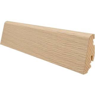 Fodpanel til trægulv, 19 x 58 mm. mat lak