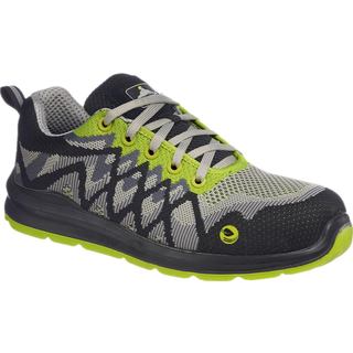Compositelite ECO sikkerhedssko S1P Trainer - Sort/Gul (Størrelse: 40)