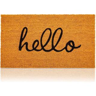 Juvale Hej Coco Coir Doormat til Patio Natural Fall Welcome Mat til hovedd?r (17 x 30 in)