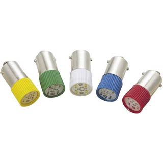 Barthelme LED-signallampe BA9s Hvid 24 V/DC, 24 V/AC