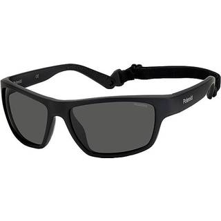 Polaroid Unisex PLD 7037/S 807/M9 Solbriller Polycarbonat Sort Grå Firkantet