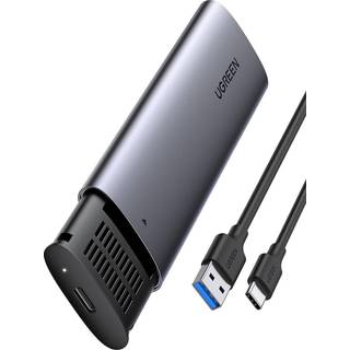 Ugreen Harddiskrum M.2 B-Key SATA 3.0 5Gbps + USB-C-kabel