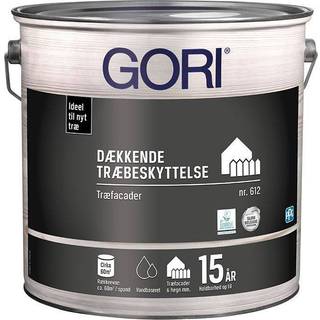 Gori 612 dækkende træbeskyttelse 5 liter - grøn umbra (På lager i varehus)