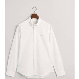 GANT Herre Slim fit pinpoint Oxford-skjorte (L)