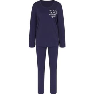 Triumph PK 03 Long Sleeve Pyjama Set - Navy-2 - 48 * Kampagne *