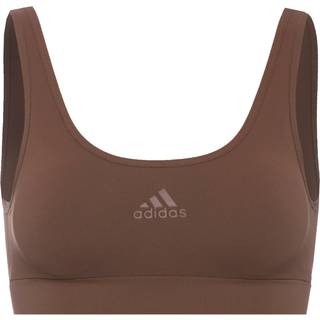 Adidas BOS Smart Micro 720 Seamless Lounge Bra - Darkbrown - Small