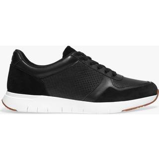 FitFlop FitFlop F-Mode Leather Suede Flatform Trainers