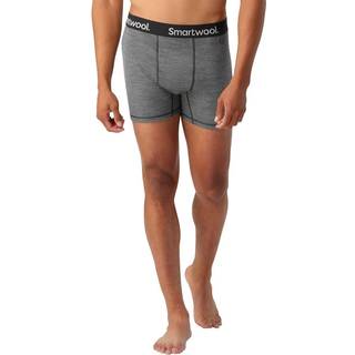 Smartwool Boxer Briefs XXL - Grå Herre Uld Løbeundertøj med Komfort og Åndbarhed
