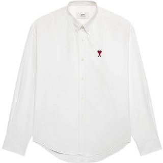 Ami Paris Ami De CÅur cotton poplin shirt - white - XXS