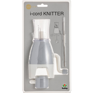 Tulip i-Cord-knittermaskine – Uldudgave, Nem snorfremstiller til bogstaver, Tilbehør og Dekoration (Inkluderer hæklenål 220 mm)