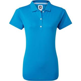 FootJoy Stretch Pique Solid Dame Poloshirt - Cobalt - Str. XS