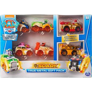 Paw Patrol True Metal Spark Gift Pack med 6 Collectible Die-Cast-k?ret?jer 1:55 skala