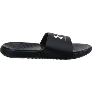 Under Armour Men's ANSA Fixed Strap Slide Sandal Black (004)/Black 10
