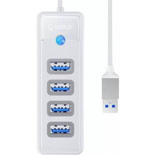 Orico - Hub Adapter USB to 4x USB 3 0 5 Gbps 0 15m White