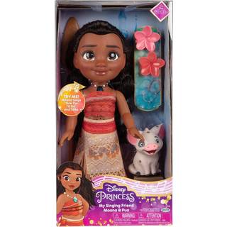 Disney Princess Moana Doll Min sangven Moana & Pua - Moana synger, hvor langt jeg g?r og taler!