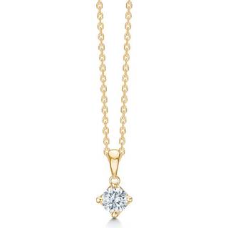 CROWN vedhæng i 14 kt. Guld med diamant fra 0,34 ct.