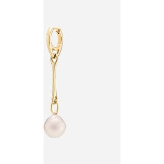 Maria Black Squash Ørering Single 22 kt. Forgyldt Sølv 100974YG - Dame - 925 Sterling Silver