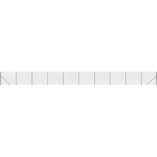 trådhegn med flange 1,8x25 m antracitgrå