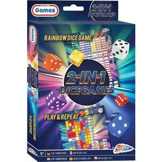 Grafix Dice Games 2in1 (Rainbow Dice & Play and Repeat)