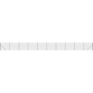 trådhegn med flange 2x25 m antracitgrå