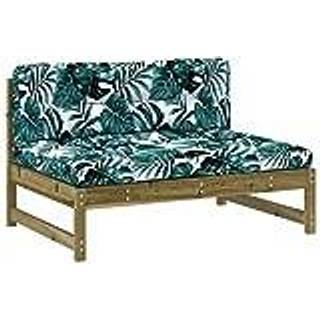 midtermodul til sofa 120x80 cm imprægneret fyrretræ