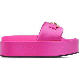 Versace Medusa Biggie satin platform sandals - pink - EU 37.5